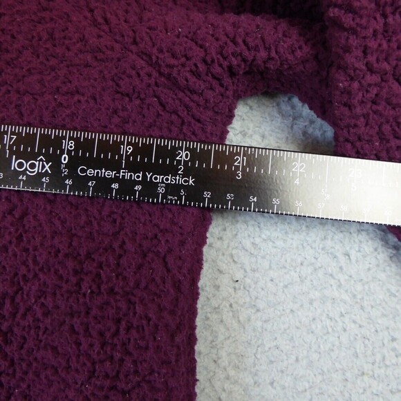 Victoria Secret Hoodie Women Extra Small Pink Pull Over Sweater Deep Pile Fleece - Picture 5 of 8